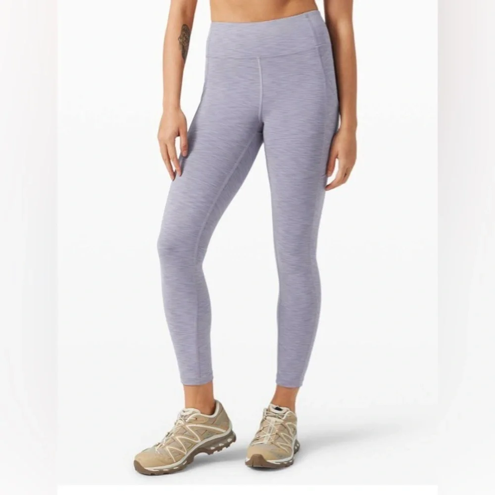 Lululemon Invigorate High-Rise Tight Heathered Peri Purple